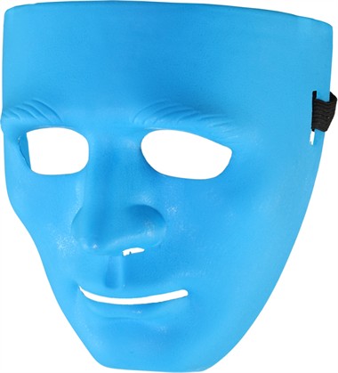 Maske blau 