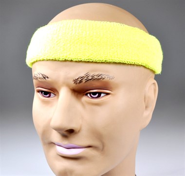 Sweat head-band neon yellow