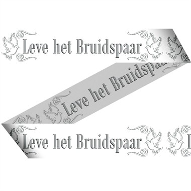 Markierband Leve het Bruidspaar  15m 