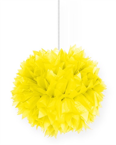 Pompom geel 30cm