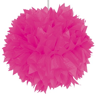 Pompom magenta 30cm