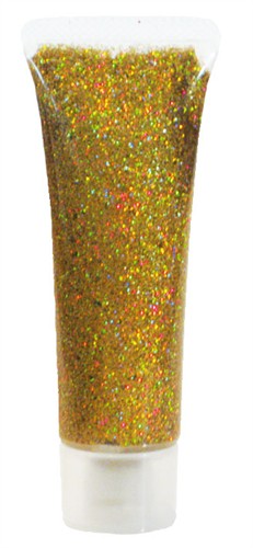 Glitter gel goud 