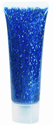 Glitter gel blauw 