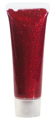 Glitter gel rood 