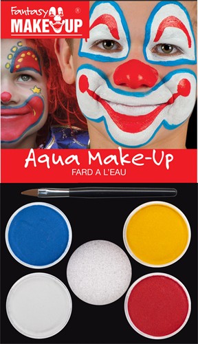 Aqua motief set clown