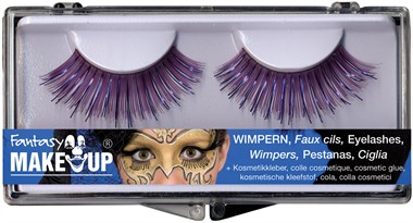 Wimpern lila superlang