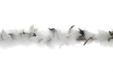 Marabou Guinea white/natural 200cm