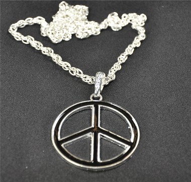 Ketting peace platina