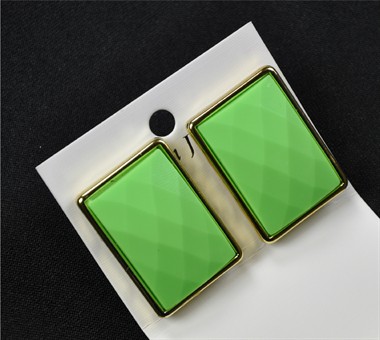 Earrings neon green