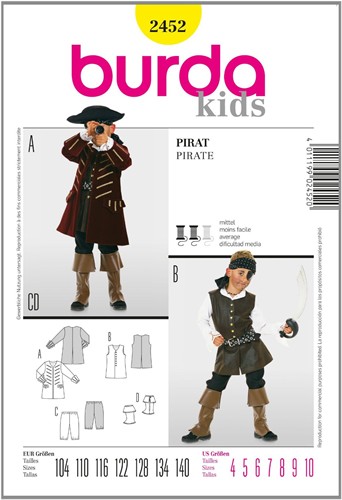 Burda pattern: pirate (child)