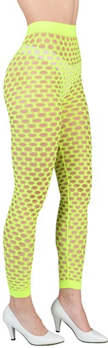 Legging Löcher neon gelb Gr.S/M