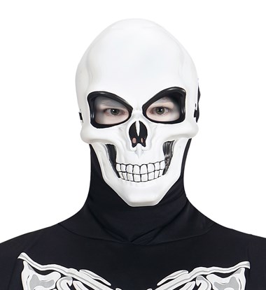 Maske Totenkopf weiß