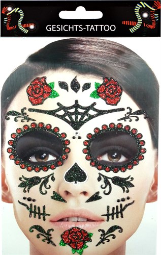 Sticker Gesicht Day of the Dead