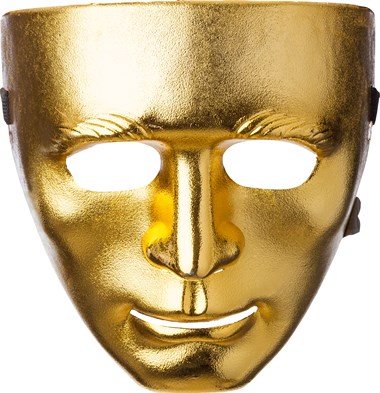 Maske gold