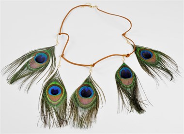 Necklace  peacock