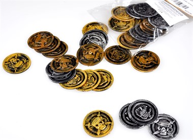 Pirate coins 36 pieces