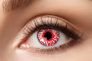 Contactlenzen Bloodshot rood/wit