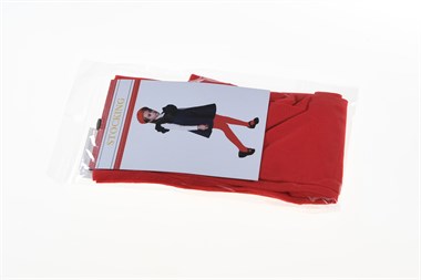 Tights red kid one size