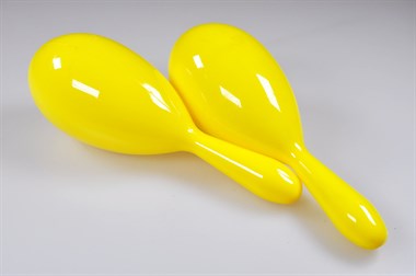 Rattle yellow 19cm (2pcs.)