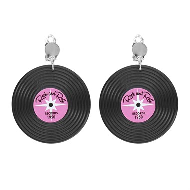 Earrings Disco Plates