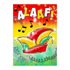 Window sticker Alaaf 17 x 25 cm