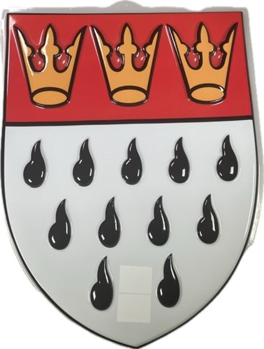 Wall deco coat of arms Cologne 60x48cm