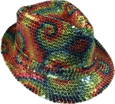 Hat sequins hippie