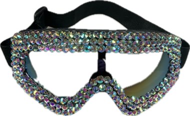 Ski-Brille mit Strass