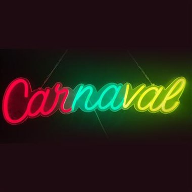 Neonlicht 'Carnaval' r/g/gr