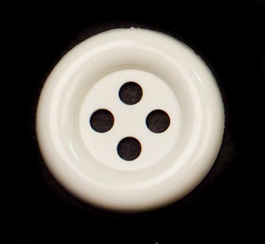 Button Ø38mm white (6.0mm) 4pcs.