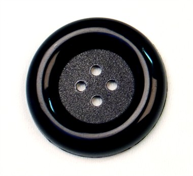 Button Ø38mm black (6.0mm) 4pcs.