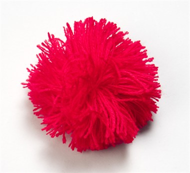 Pompoms red 4 pcs. (70mm)