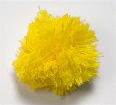 Pompoms yellow 4 pcs. (70mm)