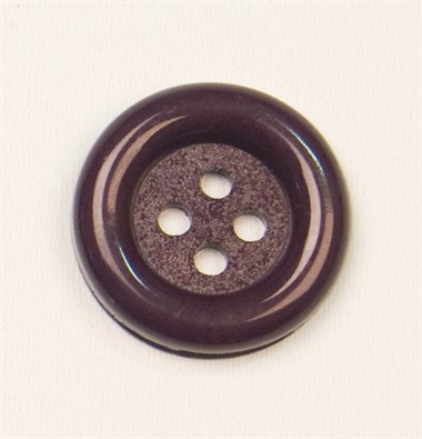 Button Ø30mm dark brown (4,8mm) 6pcs.