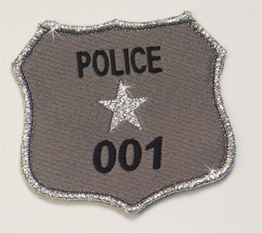 Police badge 001   (7x7cm)