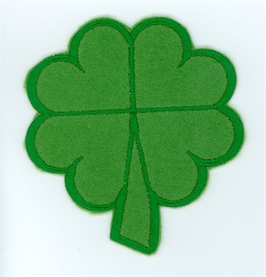 Emblem four-leaf clover