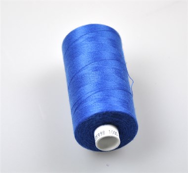 Sewing thread blue