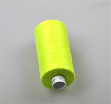 Sewing thread neon yellow