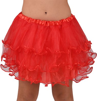 Petticoat rood kind one size (30cm)