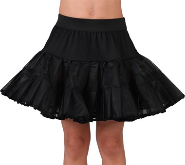 Petticoat Cindy kind zwart