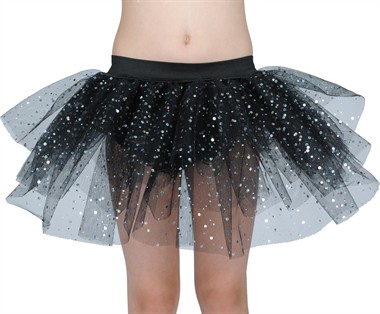 Petticoat sequins black