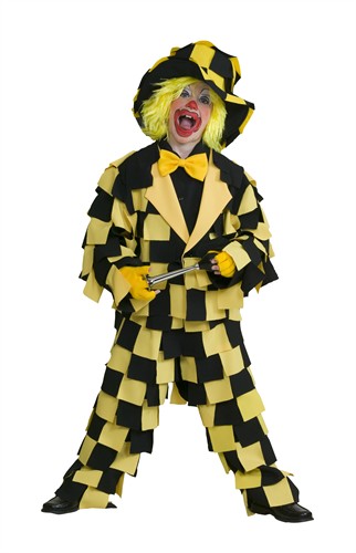 Lappenclown, Gelb/Schwarz (Hose/Jacke)