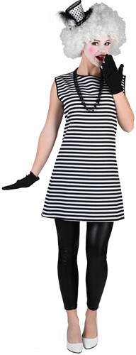 Dress stripes black/white