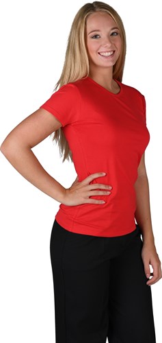 T-Shirt Rood (Dame)