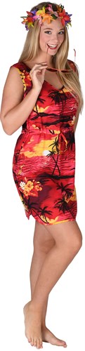 Hawaii dress red