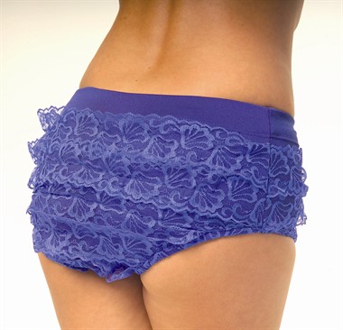 Lace slip blue