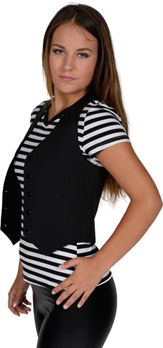 Waistcoat black (ladies)