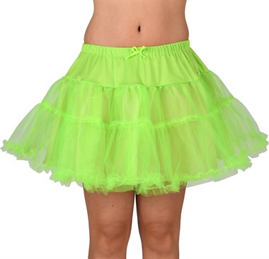 Petticoat neon groen