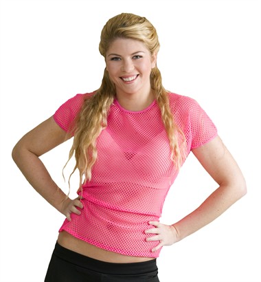 Rocker-shirt pink (dames) 