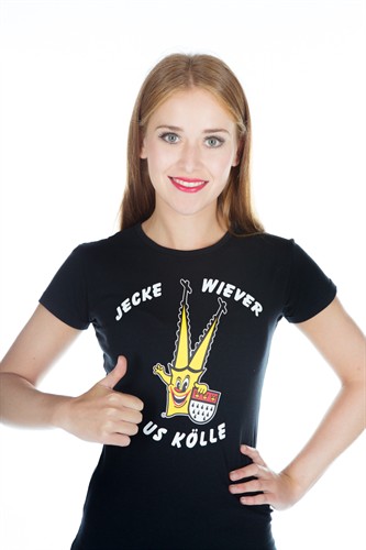 T-Shirt Jecke Wiever (zwart)